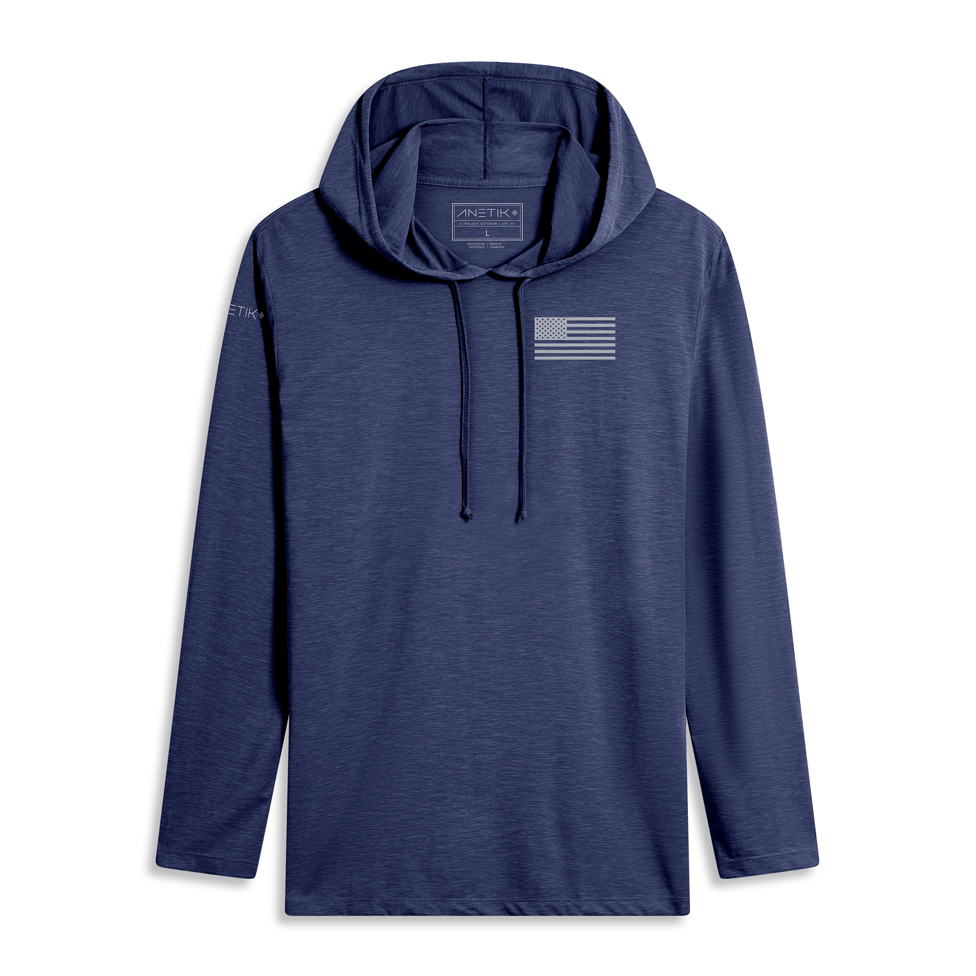 NAVY HEATHERED