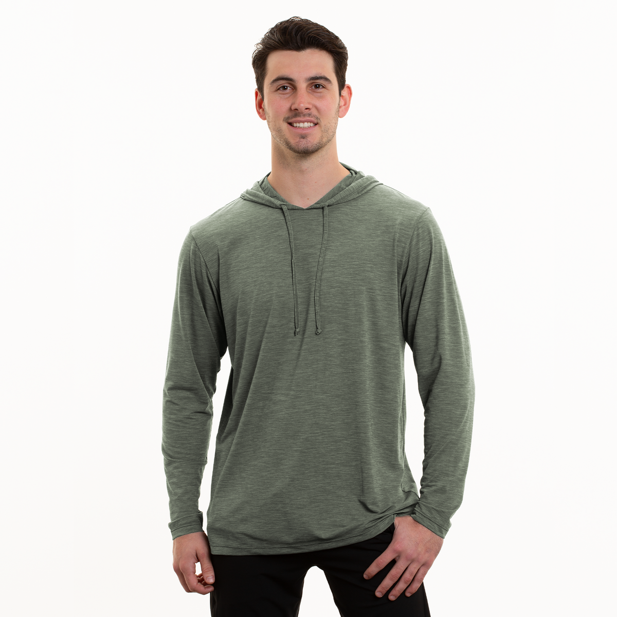 DARK OLIVE HEATHERED