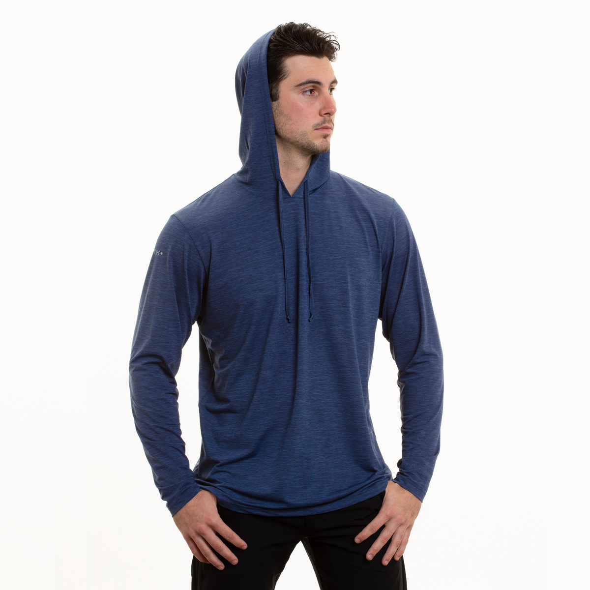 NAVY HEATHERED