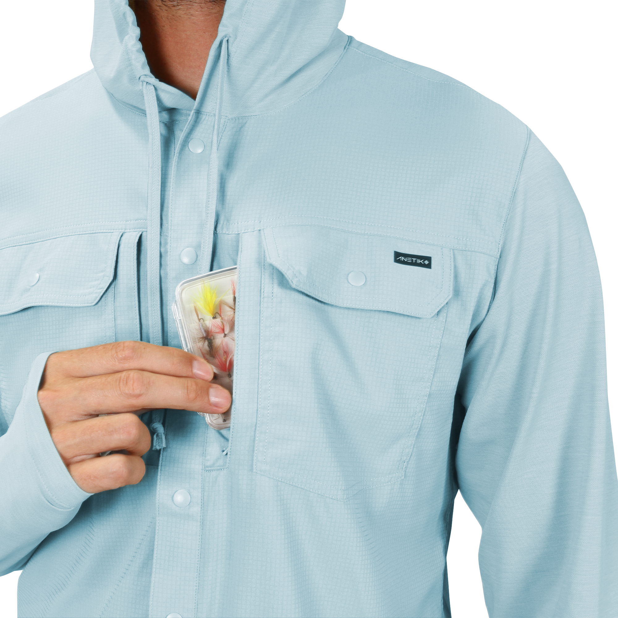 MENS - ULTRAGUIDE HOODED L/S
