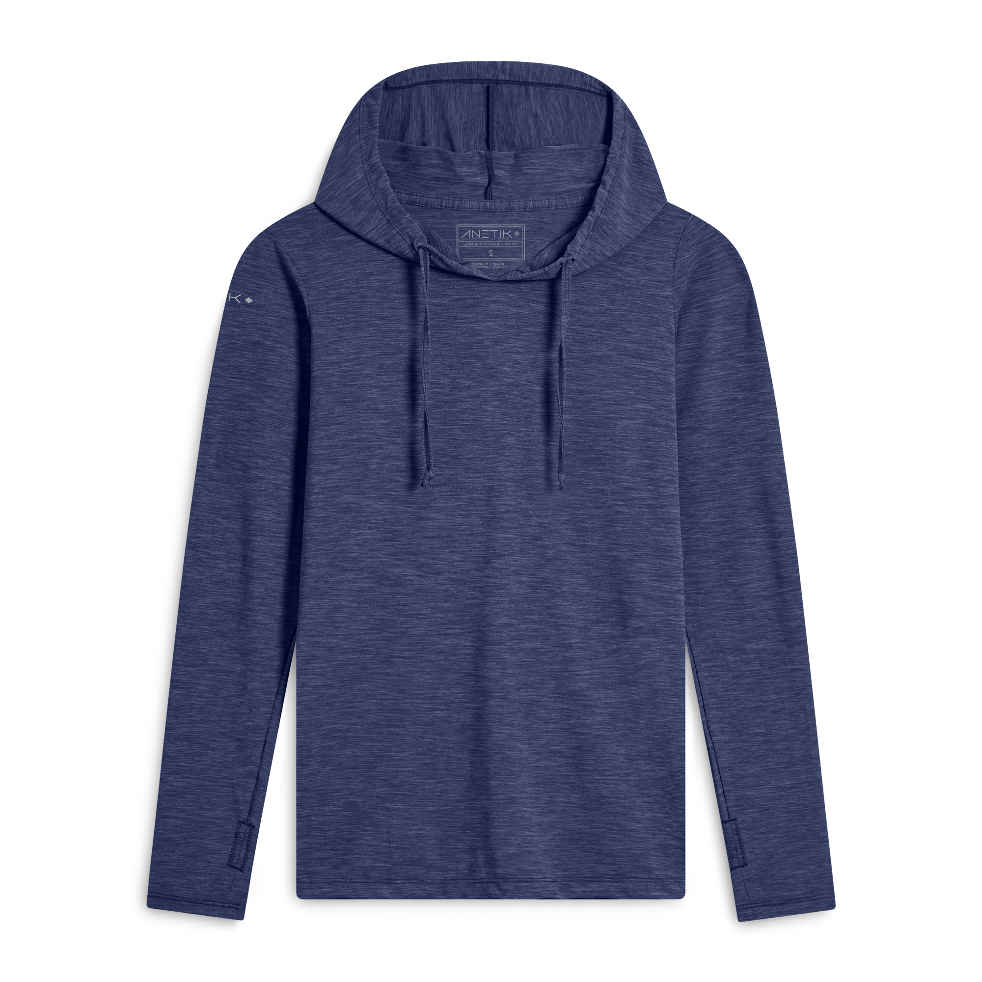 NAVY HEATHERED