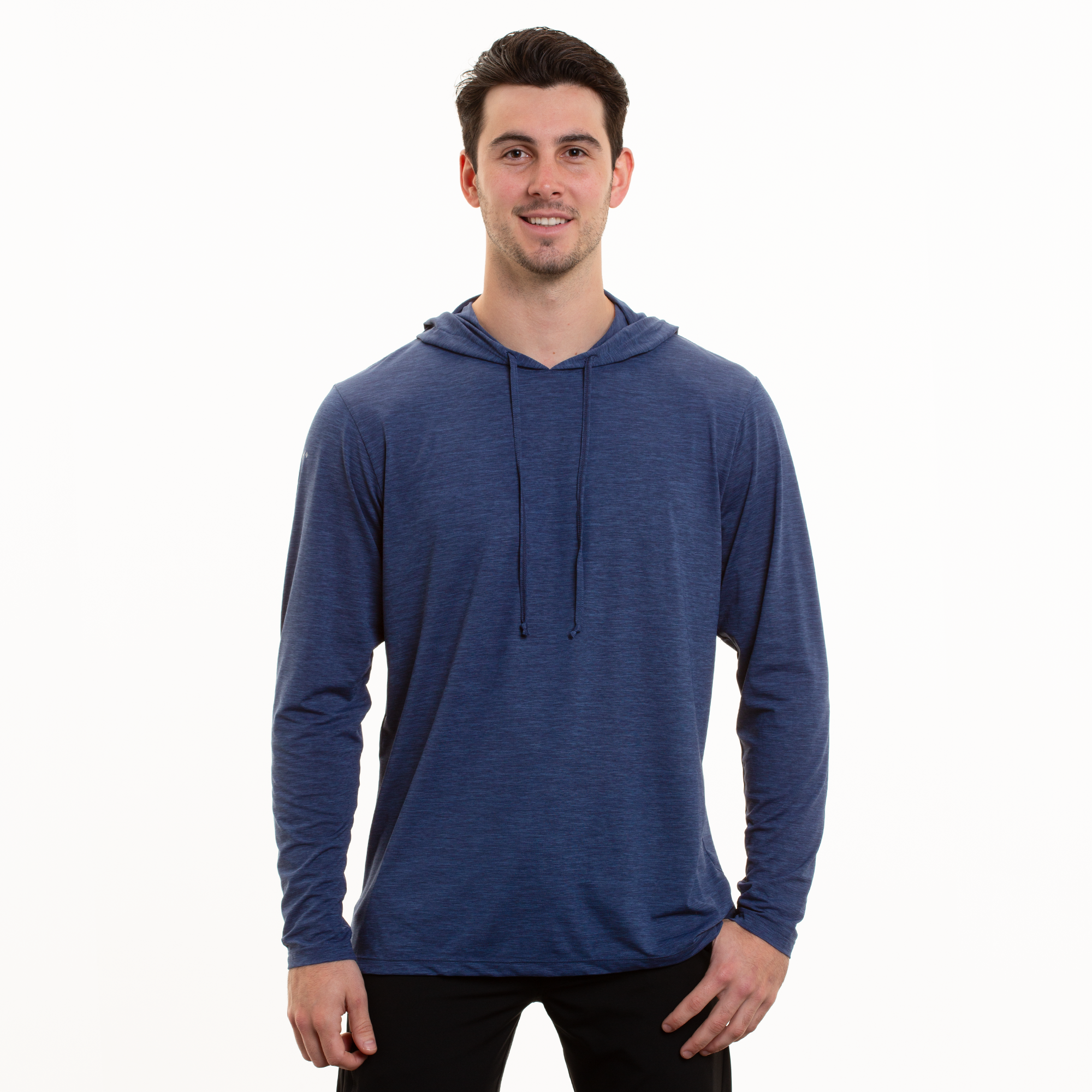 NAVY HEATHERED