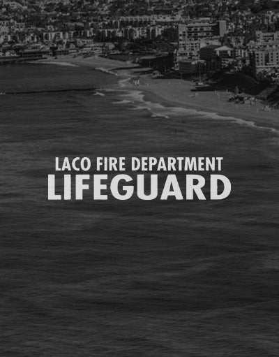 ANETIK x LA County Fire Department Lifeguard partnership logo over coastal shoreline
