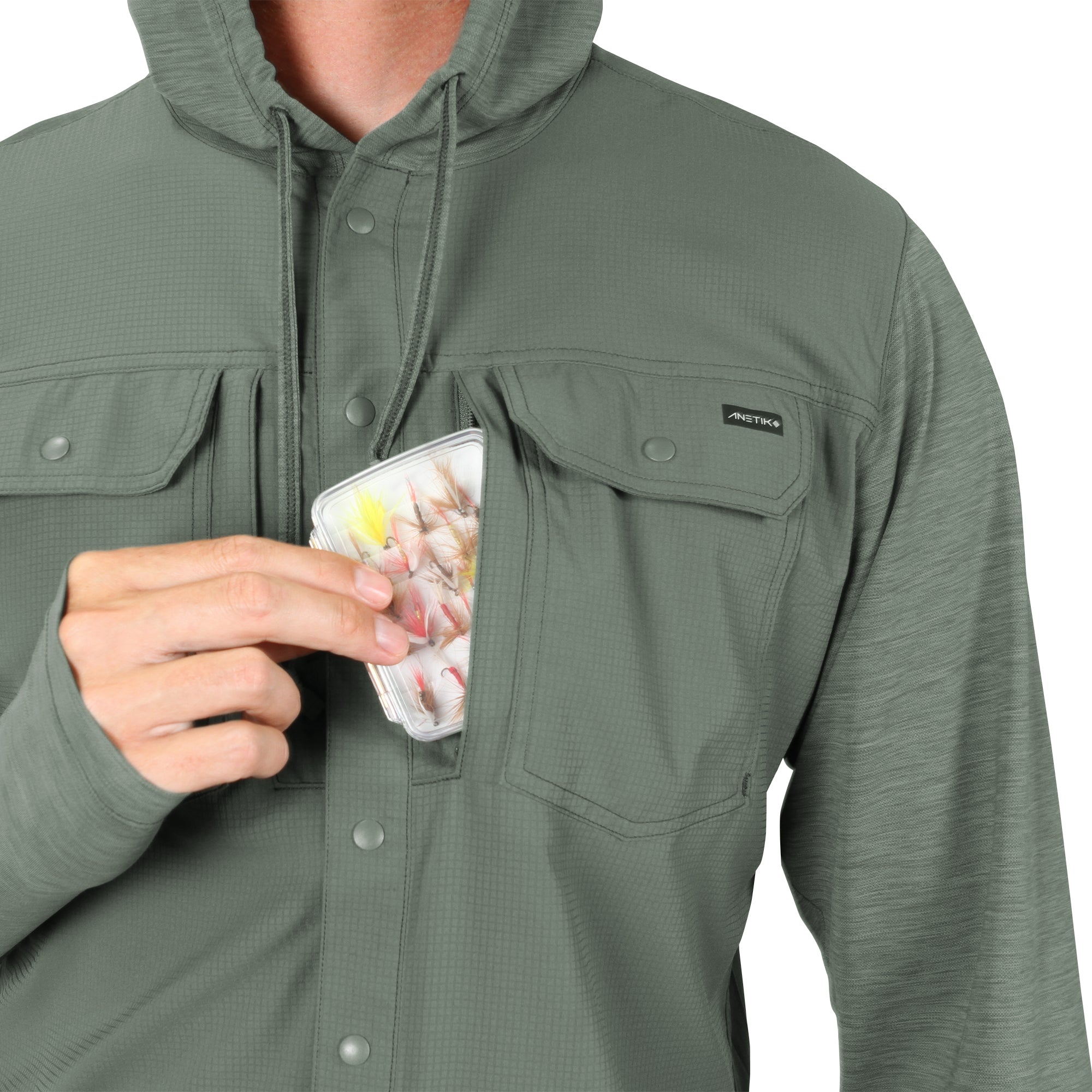 MENS - ULTRAGUIDE HOODED L/S