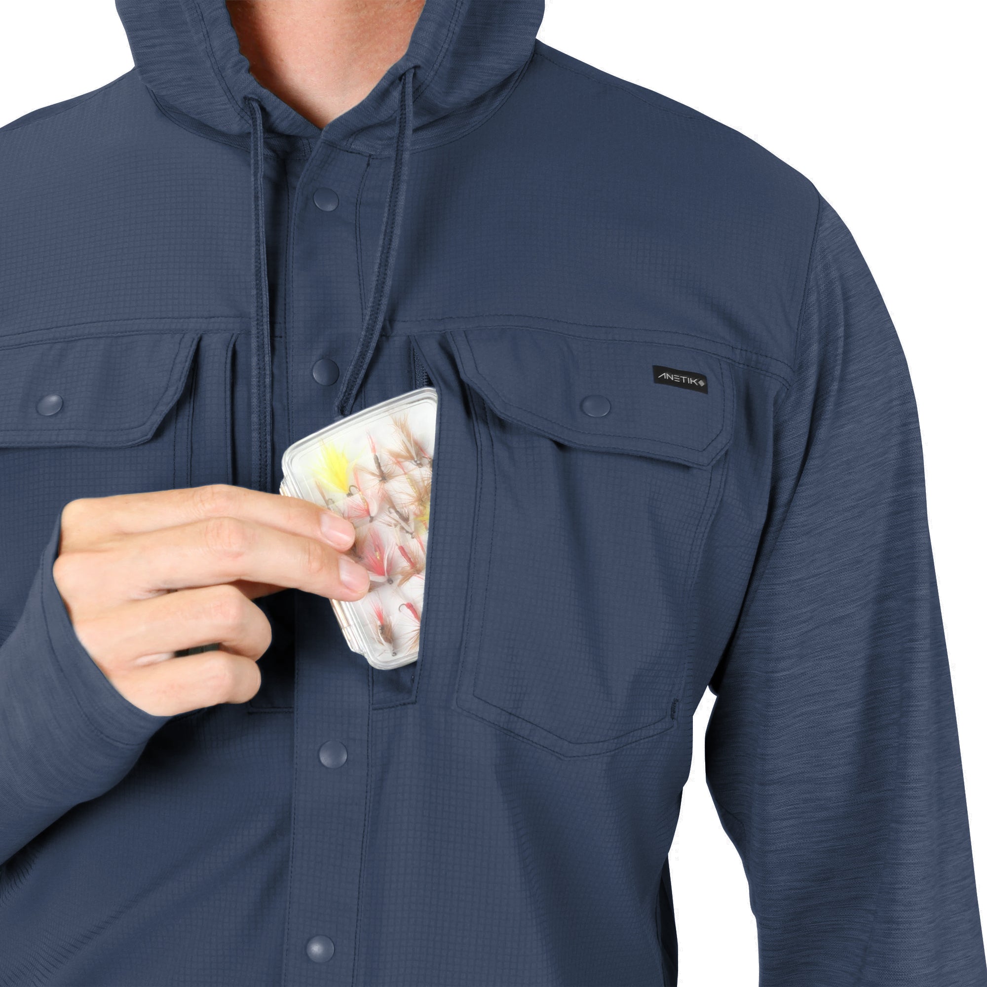 MENS - ULTRAGUIDE HOODED L/S